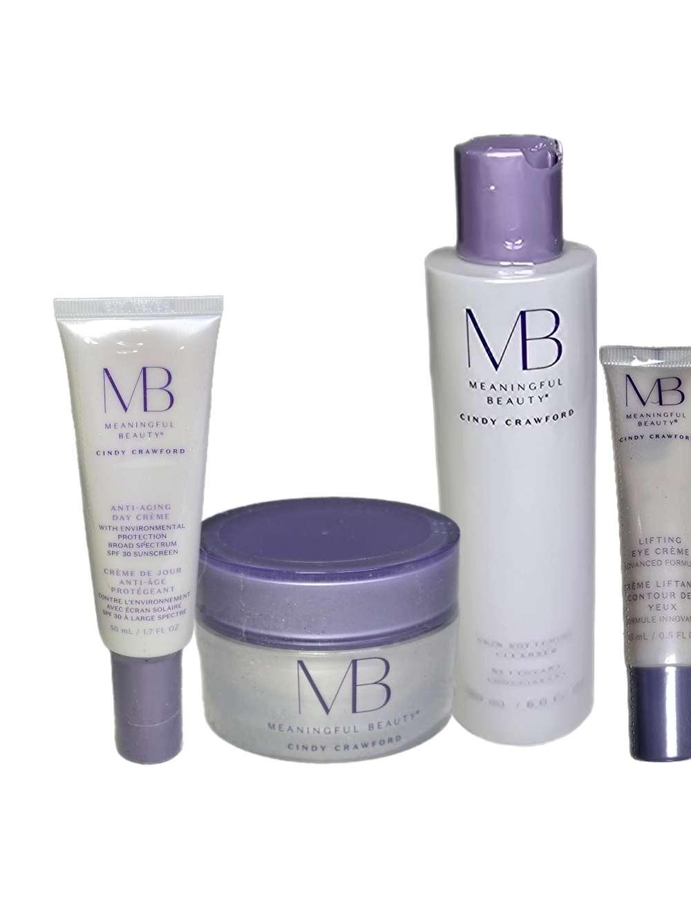 Meaningful Beauty 4 Piece Lot Including Cleanser, Eye, Day & Night Creme *READ*